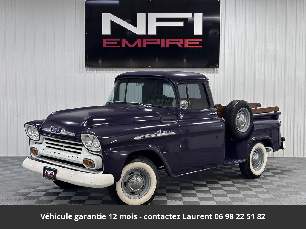 Chevrolet Apache 1958 Pickup 235 CI V8 137 HP 2 ou 4 vitesses Tous compris 43 920 € - occasion USA