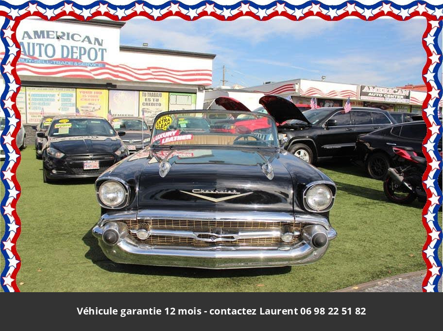 Chevrolet Bel Air 1957 Convertible 283 CI 200 HP 3 vitesses Tous compris 35 543 € - occasion USA