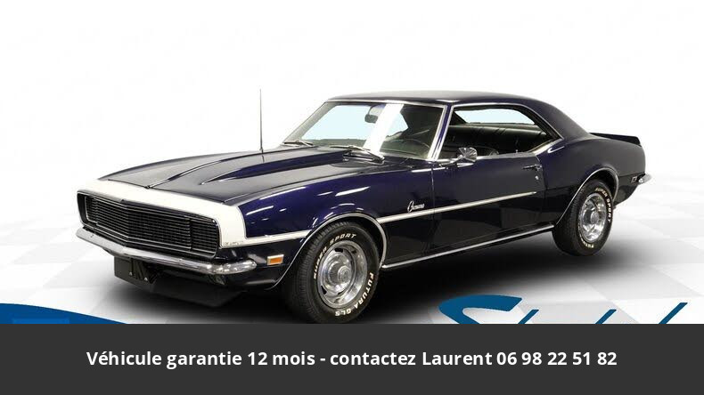 Chevrolet Camaro 1968 Convertible 327 CI V8 210 HP Code RS 3 vitesses Tous compris 60 750 € - occasion USA