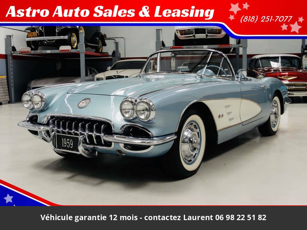 Chevrolet Corvette 1959 Convertible 283 CI 230 HP Code Base Tous compris 87 946 € - occasion USA