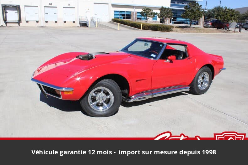 Chevrolet Corvette 1972 Coupe 350 CI V8 300 HP Code ZQ3 4 vitesses Tous compris 43 676 € - occasion USA