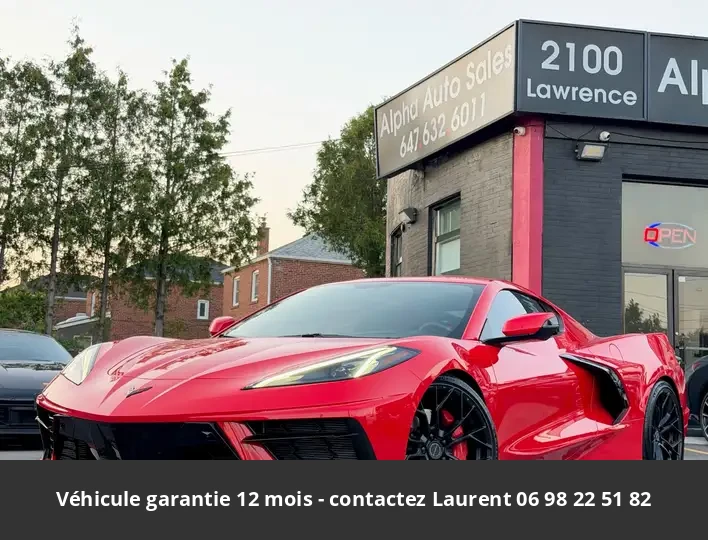 CHEVROLET Corvette C8 3LT Tout compris hors homologation 4500e 2020 130 661 € - occasion Canada