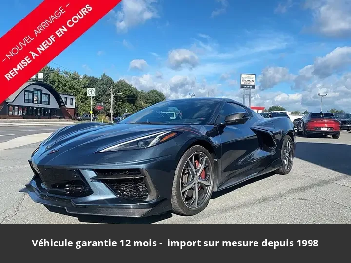 CHEVROLET Corvette C8 3LT Tout compris hors homologation 4500e 2020 106 332 € - occasion Canada
