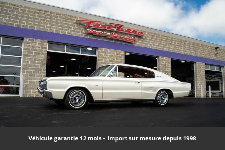 Dodge Charger 1966 Coupe 318 CI V8 230 HP Code F 3 vitesses Tous compris 55 170 € - occasion USA
