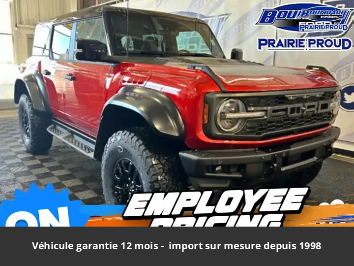 FORD Bronco Raptor 4x4 Tout compris hors homologation 4500e 2024 96 049 € - occasion Canada