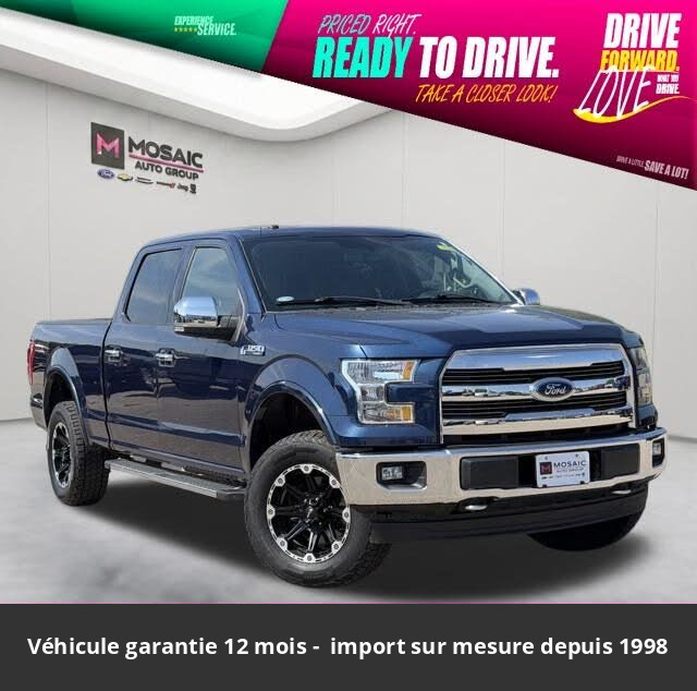 Ford F-150 Lariat Ethanol 5.0L SuperCrew 4x4 Tout compris hors homologation 4500e 2017 53 864 € - occasion USA