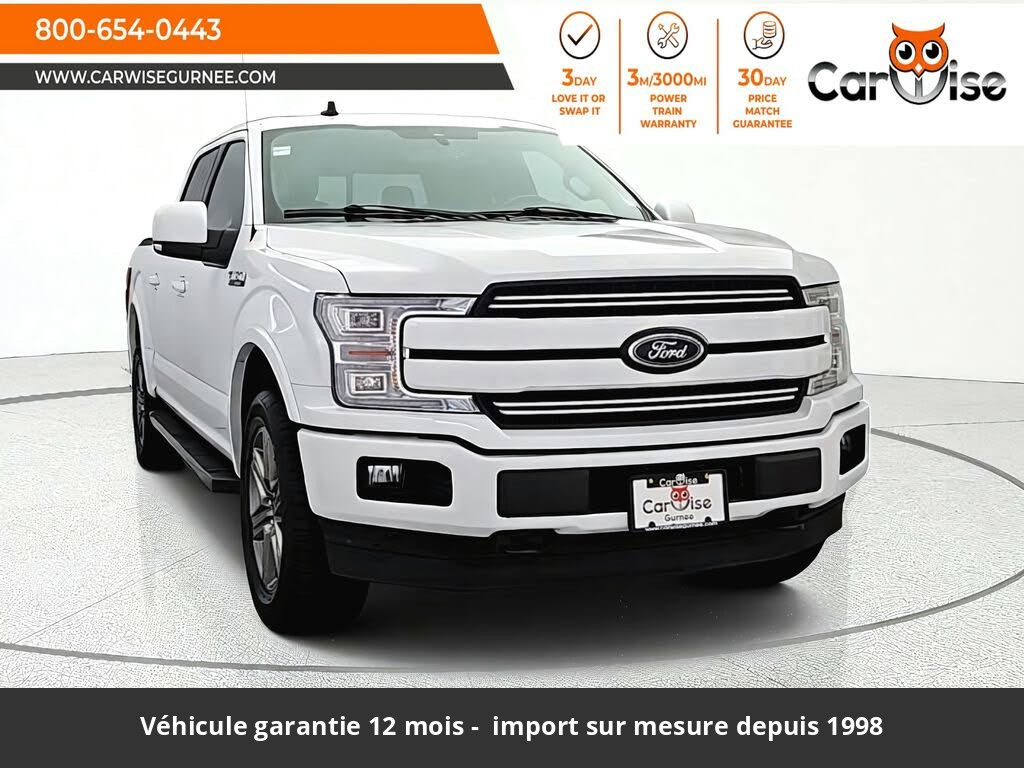 Ford F-150 Lariat Ethanol 5.0L SuperCrew 4x4 Tout compris hors homologation 4500e 2020 57 224 € - occasion USA