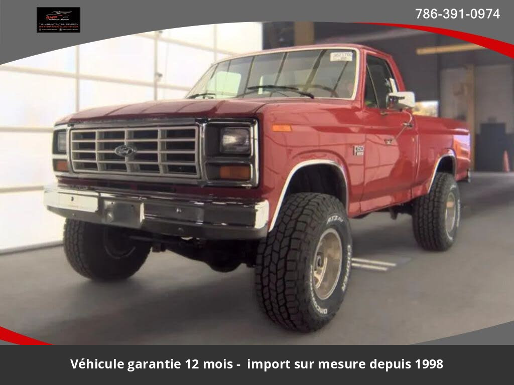 Ford F150 1985 Pickup 300 CI 120 HP Code E 3 ou 4 vitesses Tous compris 25 585 € - occasion USA