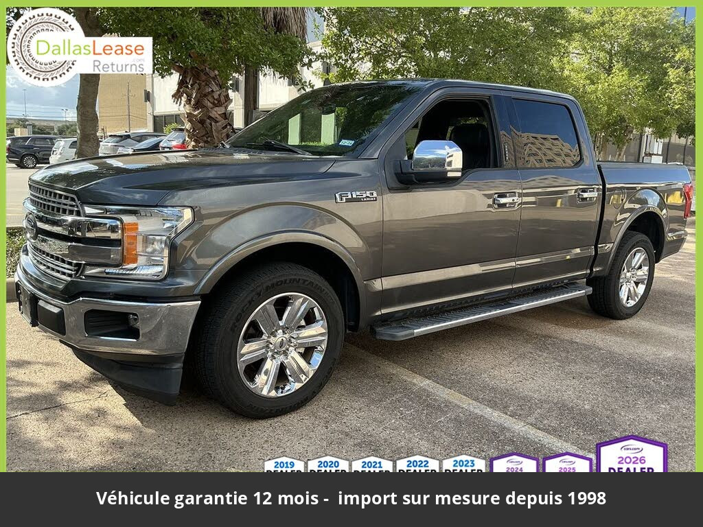 Ford F150 Lariat Ethanol 5.0L SuperCrew 4x4 2020 54 672 € - occasion USA