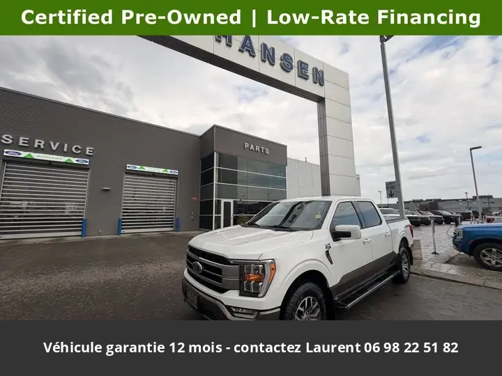 FORD F150 Lariat Ethanol 5.0L SuperCrew 4x4 Tout compris hors homologation 4500e 2021 61 024 € - occasion Canada