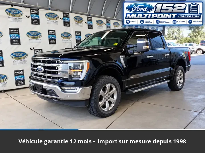 FORD F150 Lariat Ethanol 5.0L SuperCrew 4x4 Tout compris hors homologation 4500e 2022 63 218 € - occasion Canada