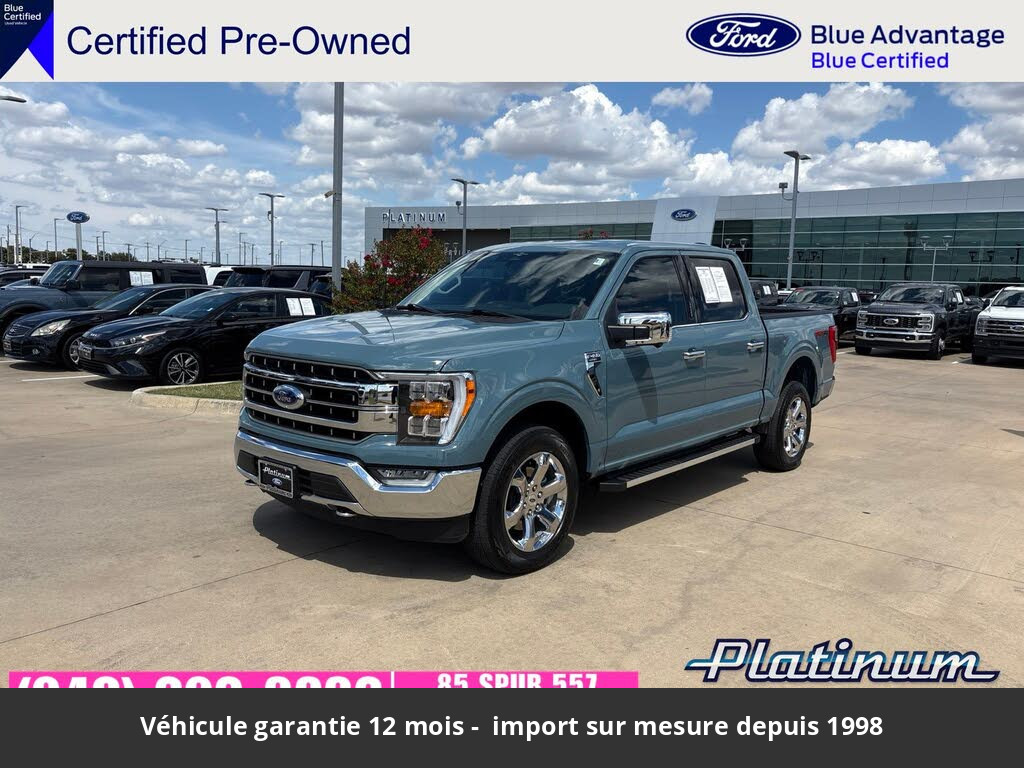 Ford F150 Lariat Ethanol 5.0L SuperCrew 4x4 Tout compris hors homologation 4500e 2023 75 974 € - occasion USA