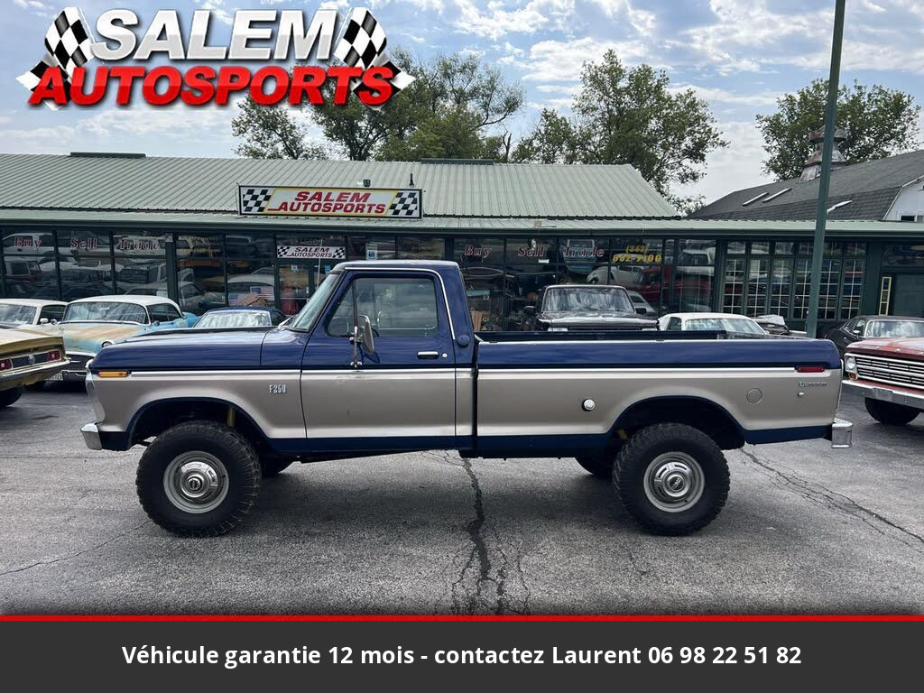 Ford F250 1974 Pickup 390 CI V8 160 HP Code H 3 vitesses Heavy-Duty vitesses Tous compris 38 415 € - occasion USA