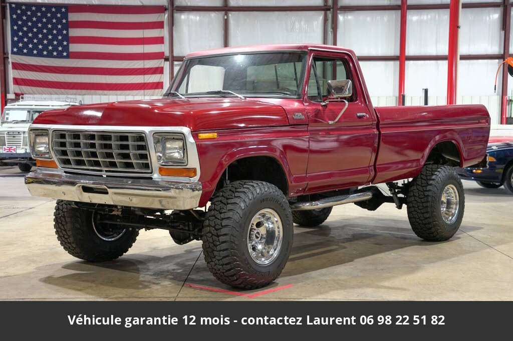 Ford F250 1979 Pickup 351 CI 155 HP Code H 3 vitesses Heavy-Duty vitesses Tous compris 33 703 € - occasion USA