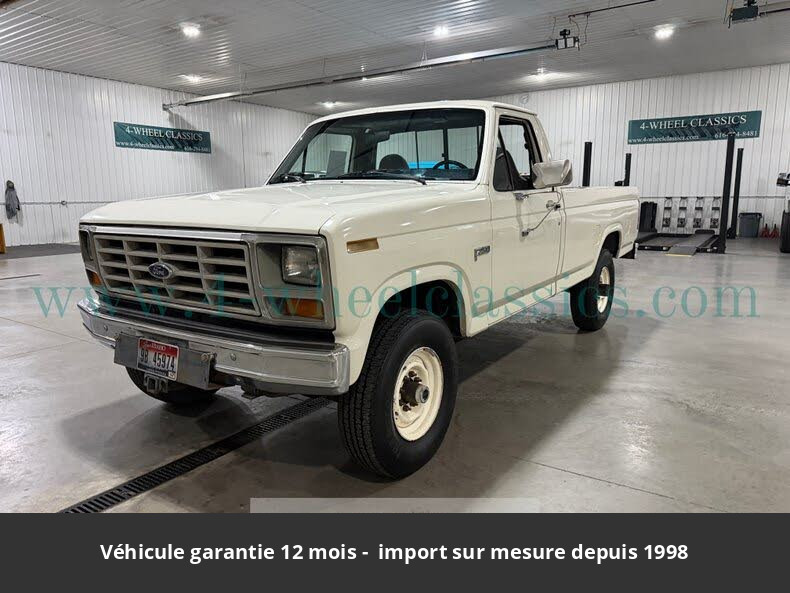 Ford F250 1985 Pickup 460 CI V8 220 HP Code L 3 vitesses Heavy-Duty vitesses Tous compris 27 931 € - occasion USA