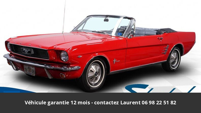 Ford Mustang 1966 Convertible 289 CI V8 200 HP Code C 3 vitesses Tous compris 53 031 € - occasion USA