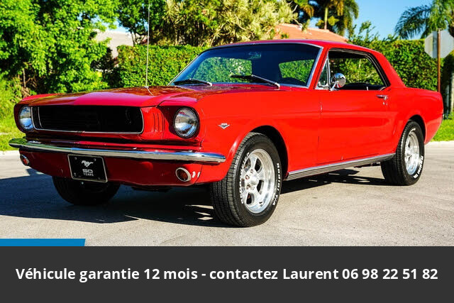 Ford Mustang 1966 Coupé 289 CI V8 200 HP Code C 4 vitesses Tous compris 35 543 € - occasion USA