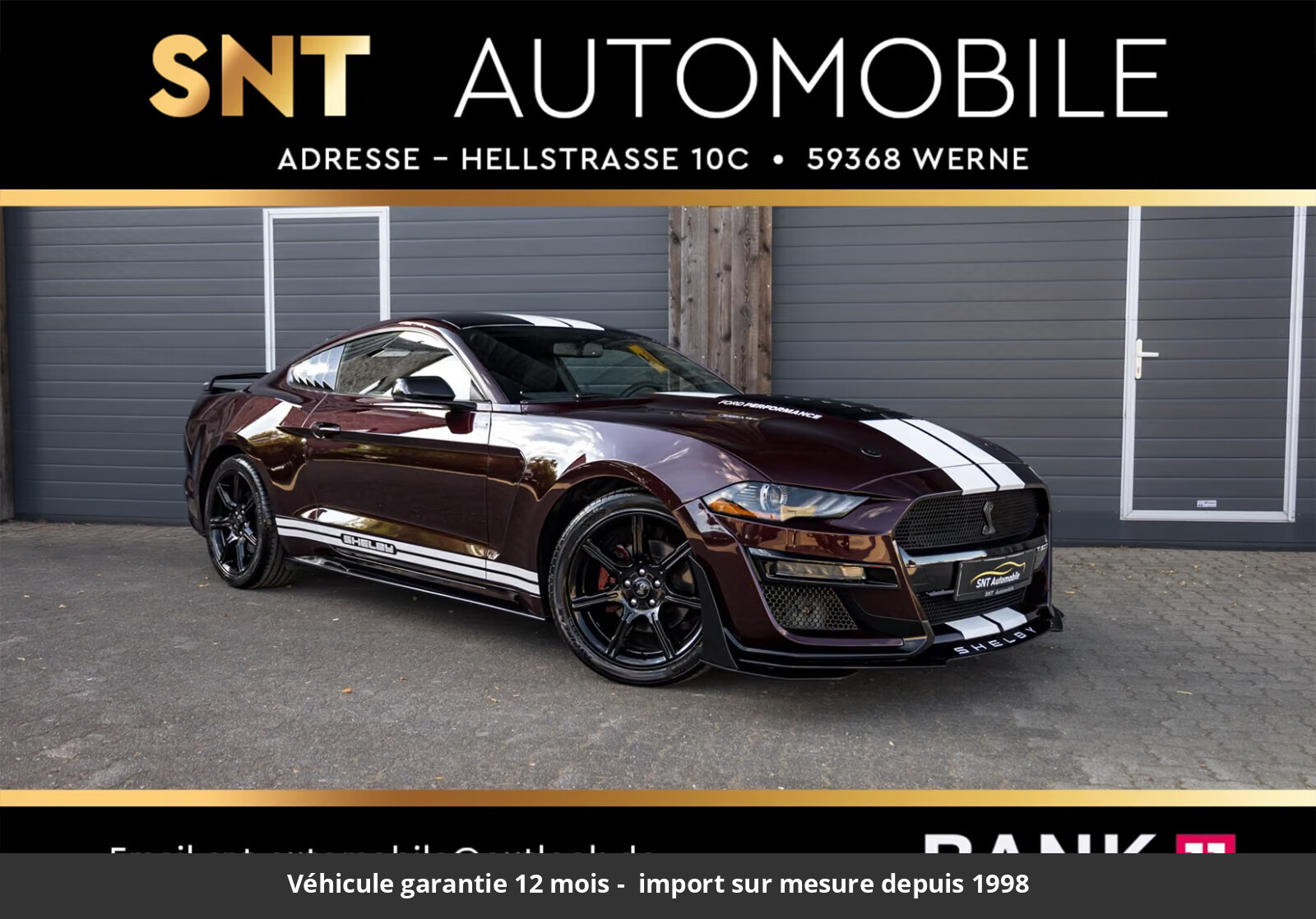 Ford Mustang Pack Shelby 2018 37 900 € - neuf Europe