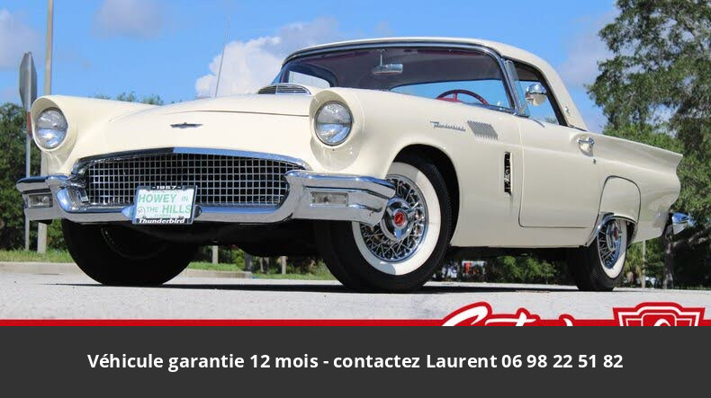 Ford Thunderbird 1957 Convertible 312 CI V8 220 HP Code D 3 vitesses Tous compris 41 499 € - occasion USA