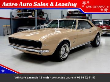 1967 Chevrolet Camaro 1967 Convertible 350 CI V8 250 HP Code L48 2 ou 3 vitesses Tous compris