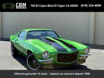 1971 Chevrolet Camaro 1971 Coupe 350 CI V8 250 HP Code L48 2 ou 3 vitesses Tous compris