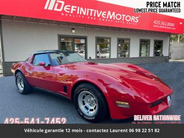 1982 Chevrolet Corvette 350 V8 1982 Tout compris  