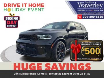 2022 Dodge Durango SRT 491 hp 6.4L V8 Tout compris hors homologation 4500e