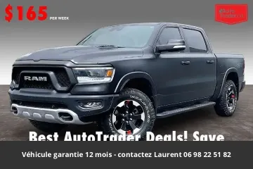 2022 DODGE RAM Rebel 12P 5.7L 4x4 Tout compris hors homologation 4500e