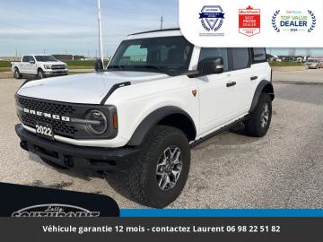 2022 Ford Bronco Badlands Advanced 4P Utilitaire 4X4 Tout compris hors homologation 4500e