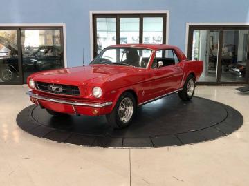 1965 Ford Mustang Pony Pack V8 289 Poppy Red  1965 Prix tout compris