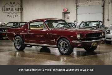 1965 Ford Mustang Fastback C Code 289/200hp V8 Prix tout compris 