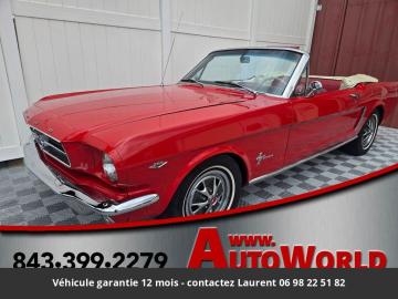 1965 Ford Mustang 1965 Convertible 289 CI V8 200 HP Code C 4 vitesses Tous compris