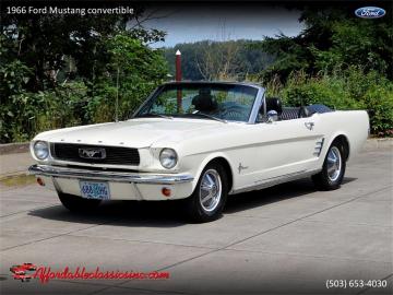 1966 Ford Mustang Pony Pack V8 289 1966 Prix tout compris